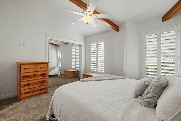 Bedroom, Interior, Wooden Beams