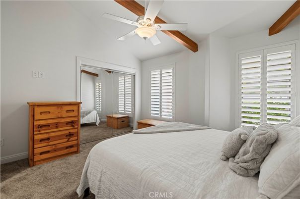 Bedroom, Interior, Wooden Beams