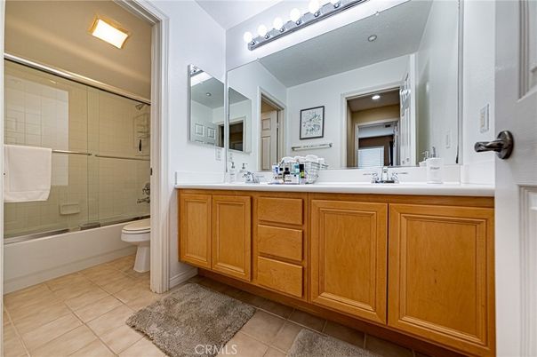 Bathroom, Dual Sink Vanities, Glass Shower, Interior