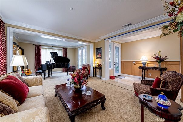 Interior, Living room, Piano, Recessed Lighting