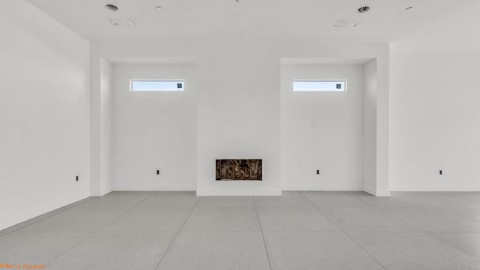 Empty room, Fireplace, Interior