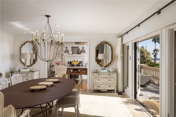 Chandelier, Dining room, Interior, Recessed Lighting