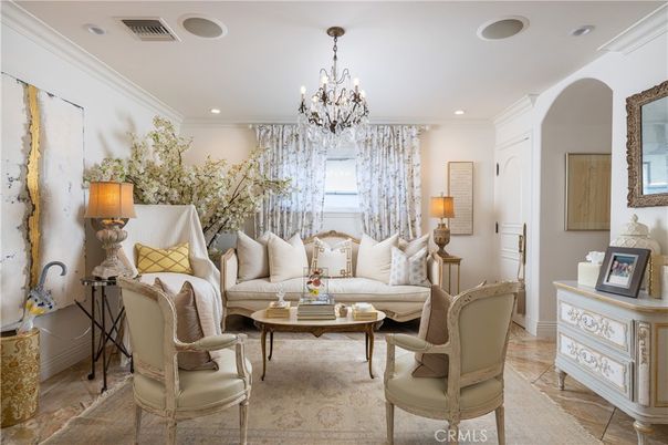 Chandelier, Interior, Living room, Recessed Lighting
