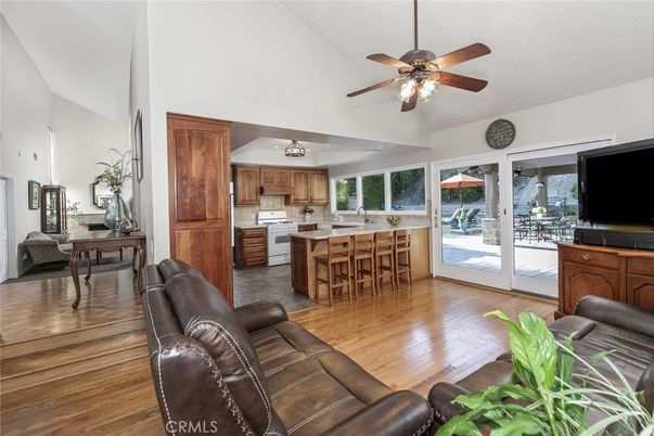 Interior, Kitchen, Living room, Wood Texture Flooring