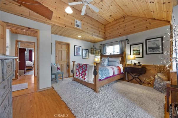 Bedroom, Interior, Wooden Ceilings, Wood Texture Flooring, Wooden Walls