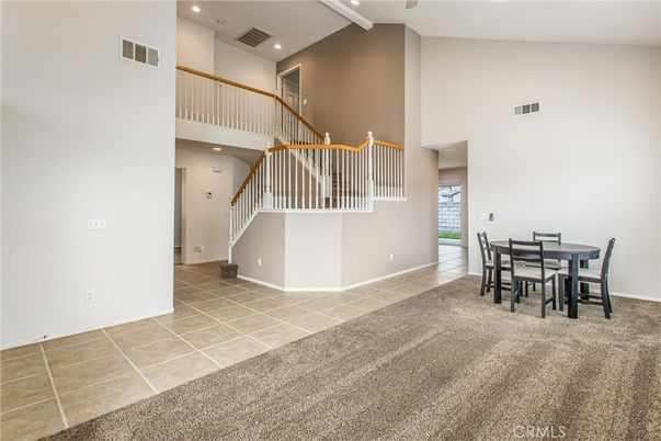 Dining room, Interior, Recessed Lighting