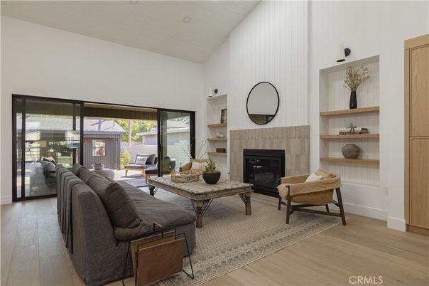 Fireplace, Interior, Living room, Wood Texture Flooring