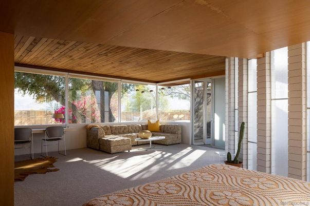 Interior, Sun Room, Wooden Ceilings