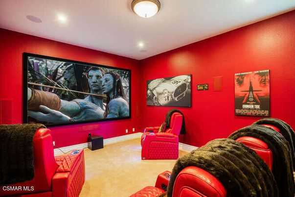 Interior, Recessed Lighting, Theatre Room
