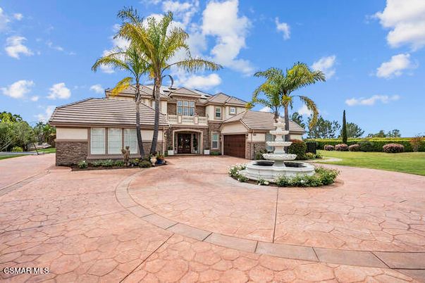Attached, Backyard, Exterior, Facade, Mediterranean