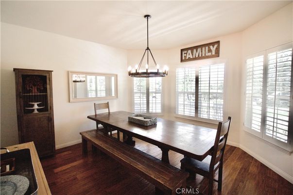 Chandelier, Dining room, Interior, Pendant Lights, Wood Texture Flooring