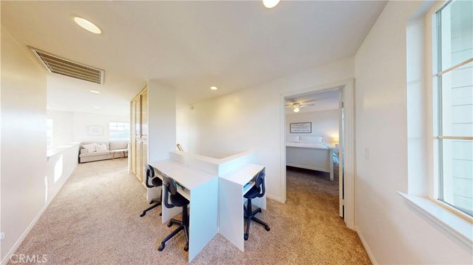 Home Office, Interior, Recessed Lighting
