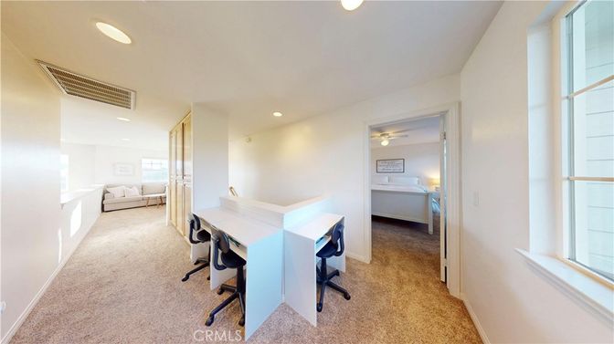 Home Office, Interior, Recessed Lighting