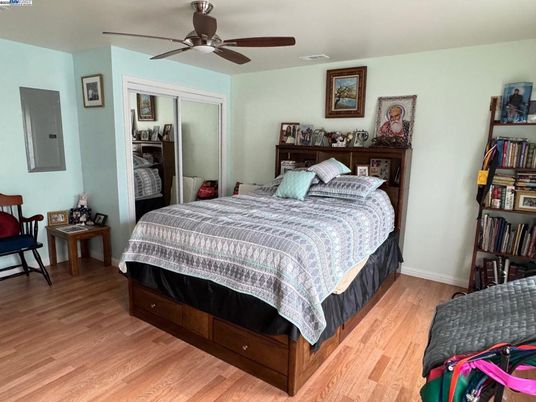 Bedroom, Interior, Wood Texture Flooring