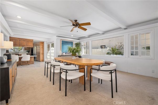 Dining room, Interior, Kitchen, Recessed Lighting