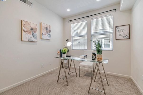 Home Office, Interior, Recessed Lighting