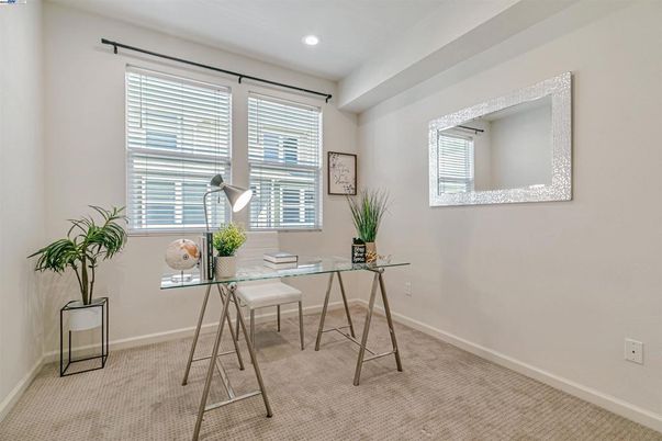 Home Office, Interior, Recessed Lighting