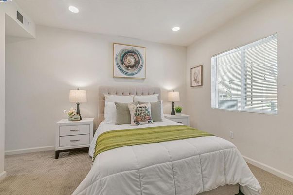 Bedroom, Interior, Recessed Lighting