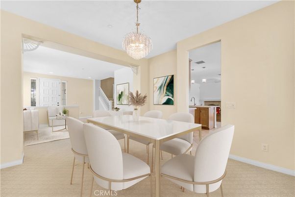 Chandelier, Dining room, Interior, Living room, Recessed Lighting