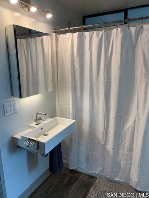 Bathroom, Interior, Wood Texture Flooring