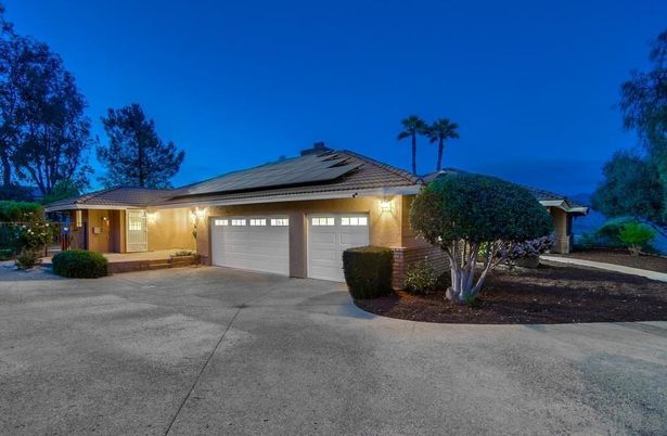 Attached, Exterior, Facade, Solar Panels, Ranch