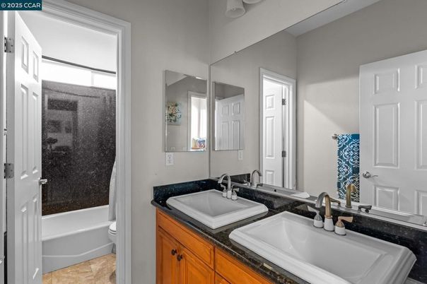 Bathroom, Dual Sink Vanities, Glass Shower, Interior