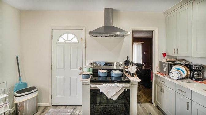 Interior, Kitchen, Wood Texture Flooring