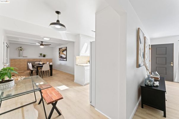 Dining room, Interior, Wood Texture Flooring