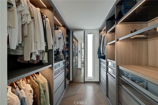 Interior, Walk-in Closets, Wood Texture Flooring