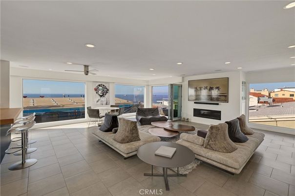 Fireplace, Interior, Living room, Recessed Lighting