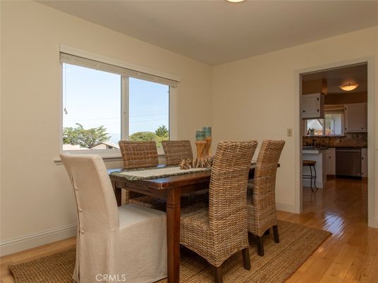 Dining room, Interior, Kitchen, Recessed Lighting, Wood Texture Flooring