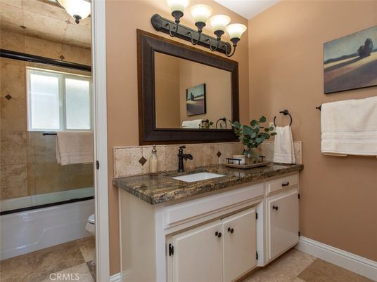 Bathroom, Dual Sink Vanities, Glass Shower, Interior