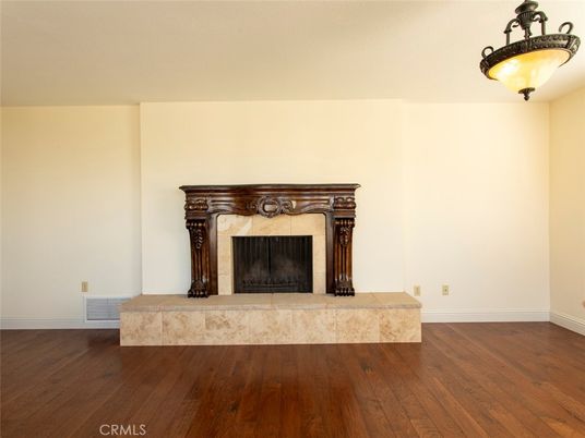 Fireplace, Interior, Wood Texture Flooring