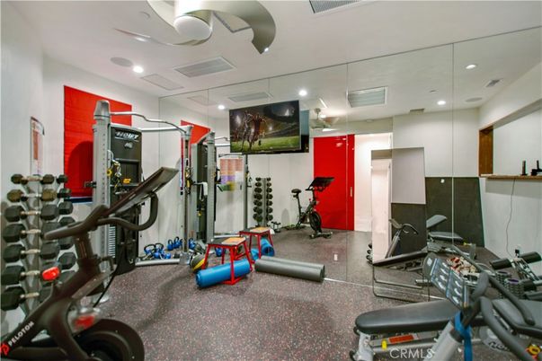 Fitness Equipment, Interior, Recessed Lighting