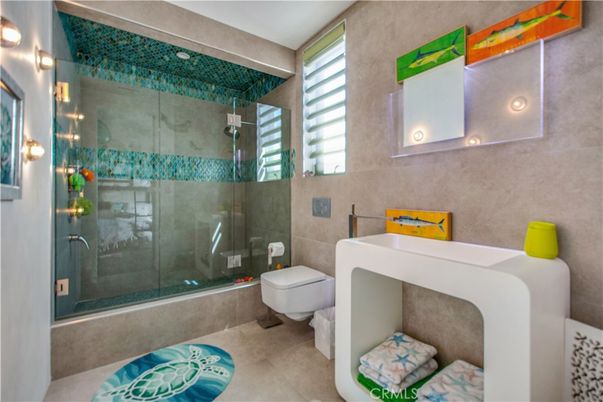 Bathroom, Glass Shower, Interior
