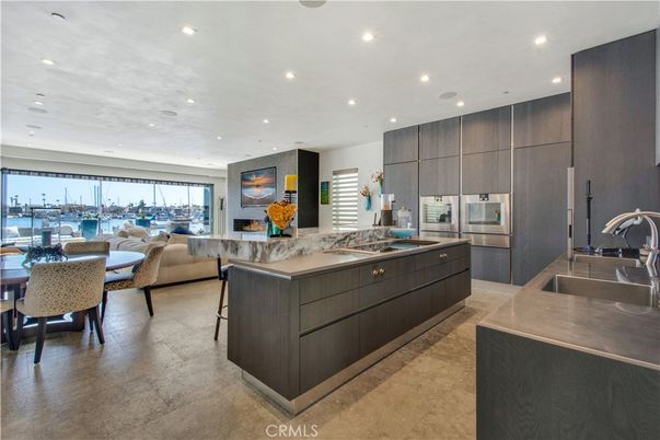 Dining room, Interior, Kitchen, Living room, Recessed Lighting, Stainless Steel Appliances, Water