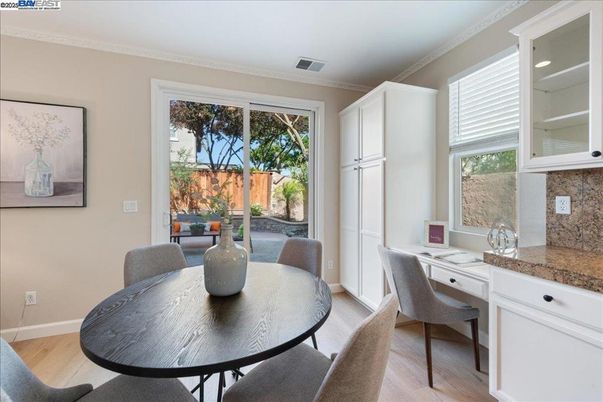 Dining room, Interior, Wood Texture Flooring