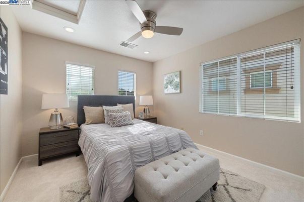 Bedroom, Interior, Recessed Lighting