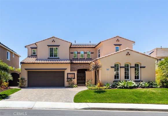 Attached, Exterior, Facade, Solar Panels, Spanish Mediterranean
