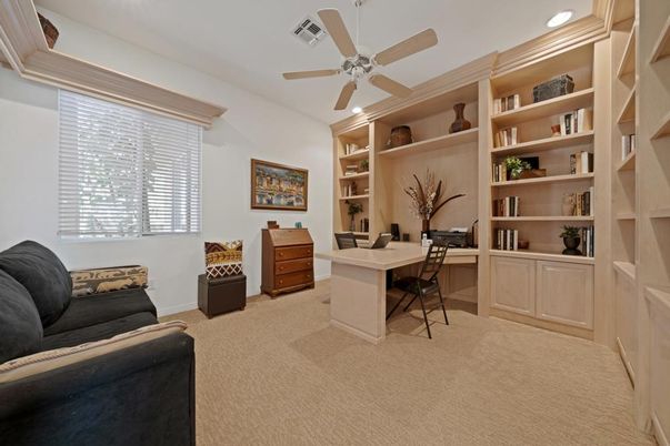 Home Office, Interior, Recessed Lighting