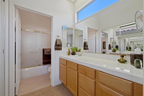 Bathroom, Glass Shower, Interior, Tile Countertops