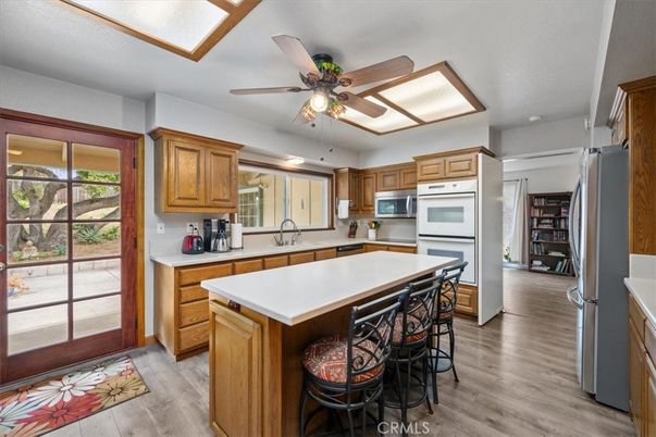 Interior, Kitchen, Wood Texture Flooring