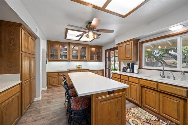Interior, Kitchen, Wood Texture Flooring