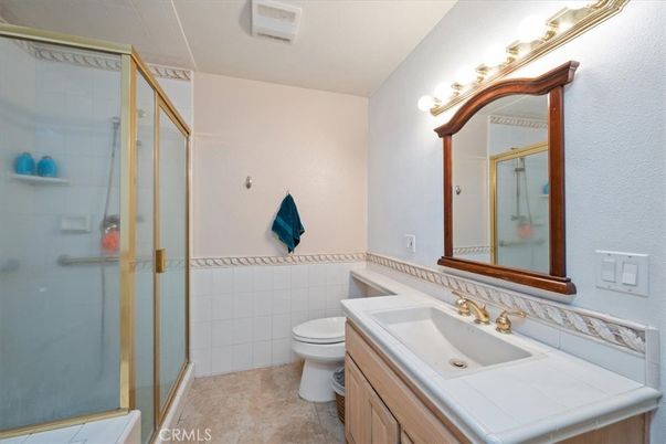 Bathroom, Glass Shower, Interior, Tile Countertops