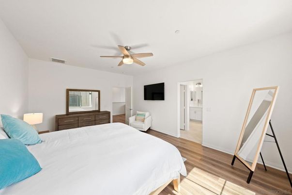 Bedroom, Interior, Wood Texture Flooring
