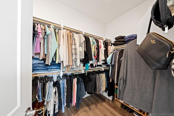 Interior, Walk-in Closets, Wood Texture Flooring