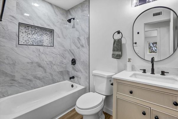 Bathroom, Interior, Marble Walls