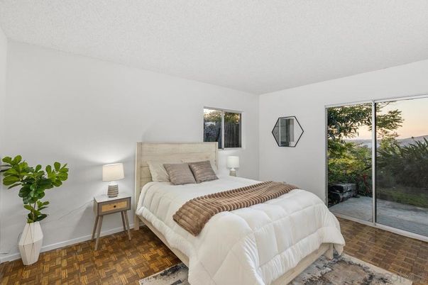 Bedroom, Interior, Wood Texture Flooring