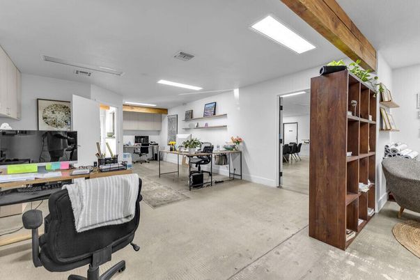 Home Office, Interior, Recessed Lighting