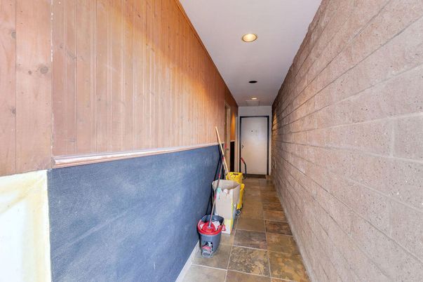Elevator, Interior, Recessed Lighting, Wooden Walls